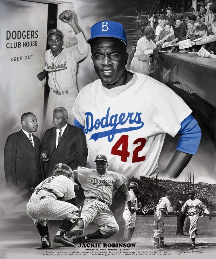 Amazon.com: Picture Peddler Jackie Robinson by Wishum Gregory